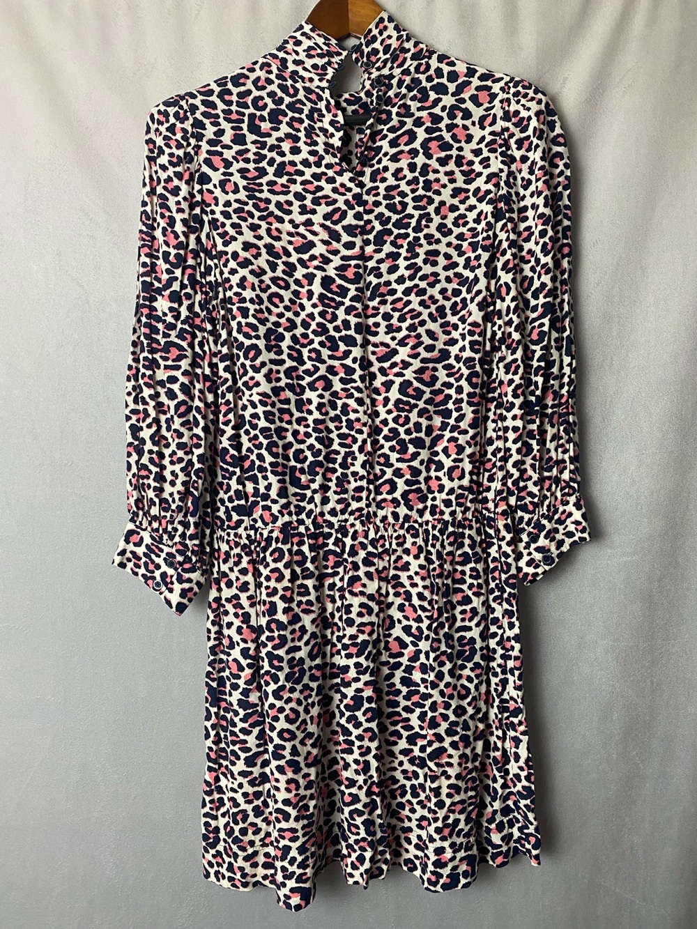 Zadig & Voltaire Pink Navy Mobwife Mini Dress L - Picture 7 of 9